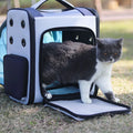 Portable Astronaut Travel Bag, Breathable Space Capsule, Expandable Carrier, Pet Backpack for Cat and Dog