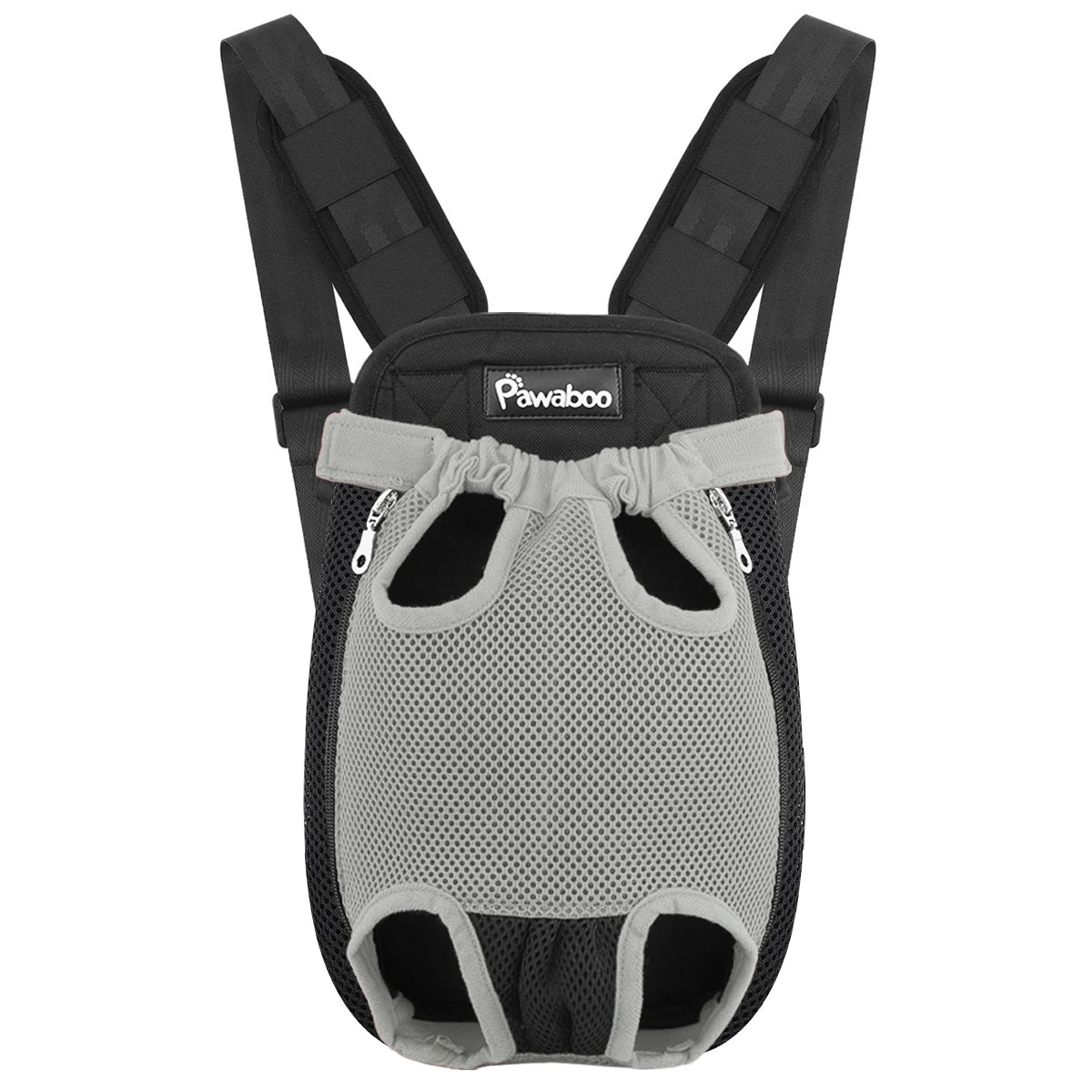 Pawaboo Pet Carrier Backpack Adjustable Pet Front Cat Dog Carrier Backpack Travel Bag  Easy-Fit for Traveling Hiking Camping