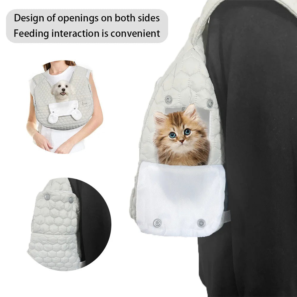 Pet Backpack Portable Backpack Travel Pet Chest Bag Cat Dog Carrier