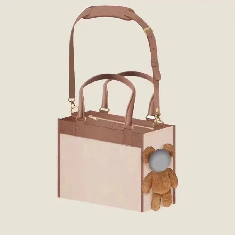 Autumn and winter portable pet cat and dog outcropping travel handbag pet backpack adjustable handbag pet supplies