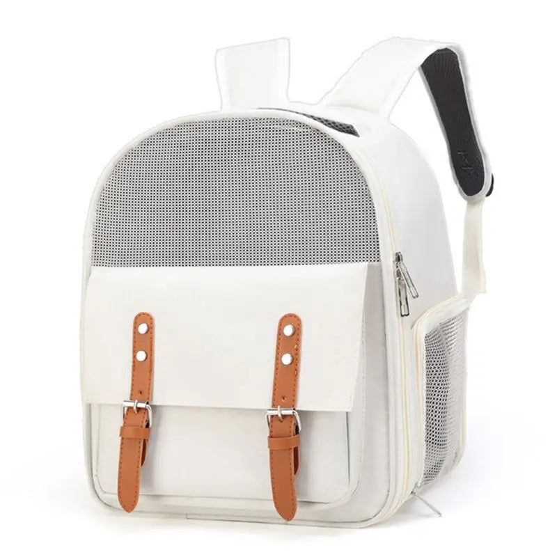 AFOURT-Pet Backpacks Adjustable Straps, Large Capacity Cat Carrier Boxes, Pet Bags Designed For Small Dogs Felines