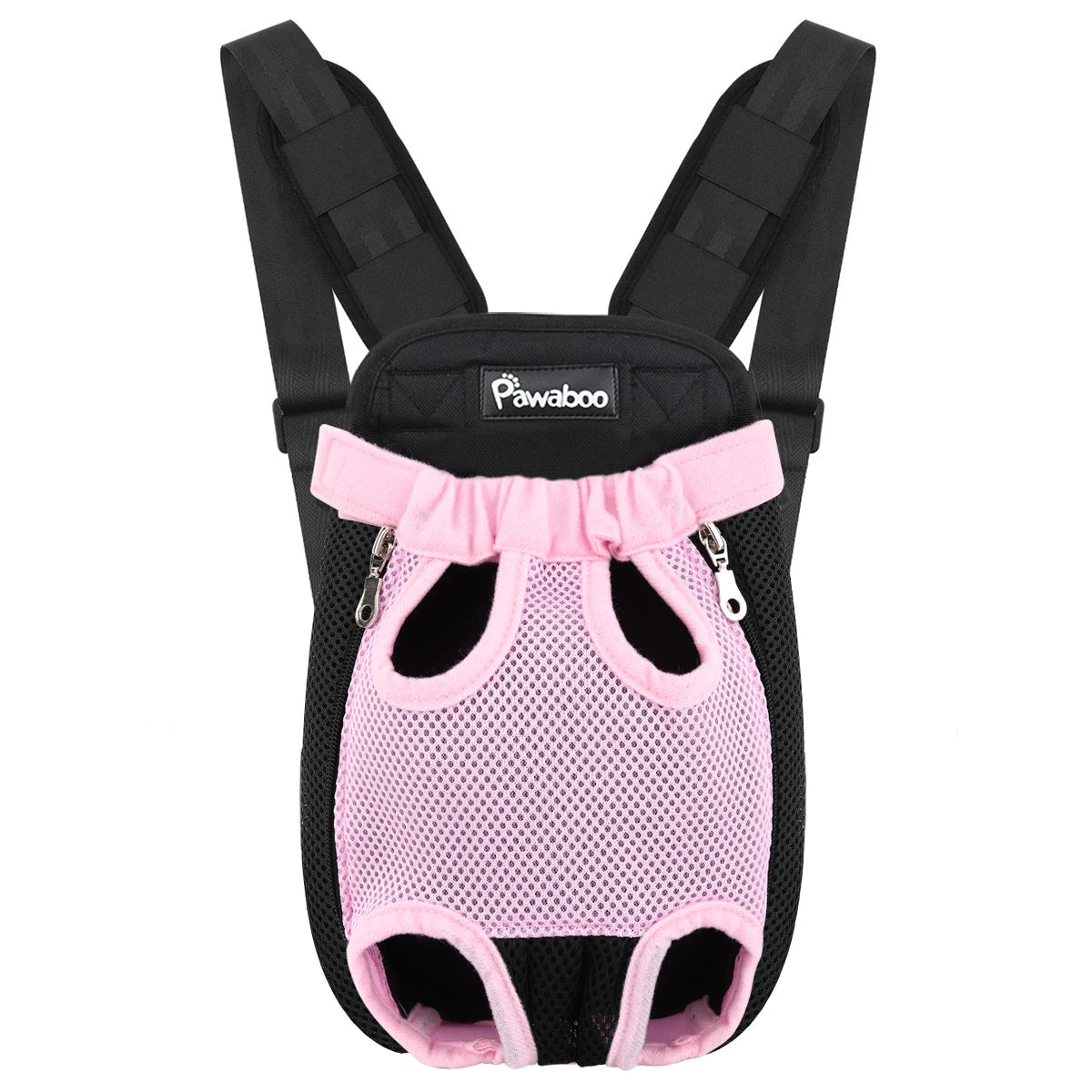 Pawaboo Pet Carrier Backpack Adjustable Pet Front Cat Dog Carrier Backpack Travel Bag  Easy-Fit for Traveling Hiking Camping