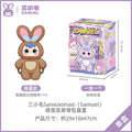 Samuel Cute Pet Backpack Plush Blind Box Large Capacity Traveling Casual Bag Fashion Cartoon Cute Doll Bag Birthday Mystery Gift