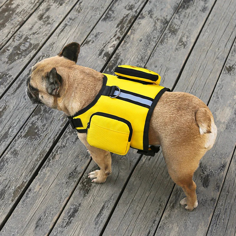 Pet supplies Dog Backpack for Hiking Camping Travel Waking Saddle Bag for Small Medium Dog Waterproof Tactics Pack