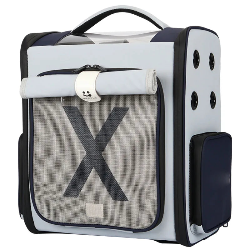 Portable Astronaut Travel Bag, Breathable Space Capsule, Expandable Carrier, Pet Backpack for Cat and Dog